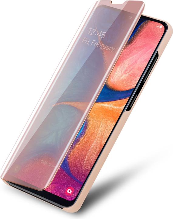 Actual product image Cadorabo Book Smart View Mirror Cover (Samsung Galaxy A20e, Samsung Galaxy A10e)