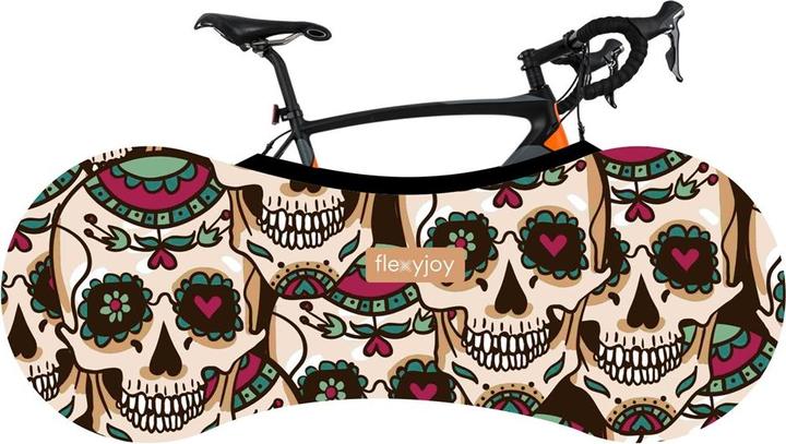 Actual product image Flexyjoy Flexible bike cover with storage case, Aztec, FJB751