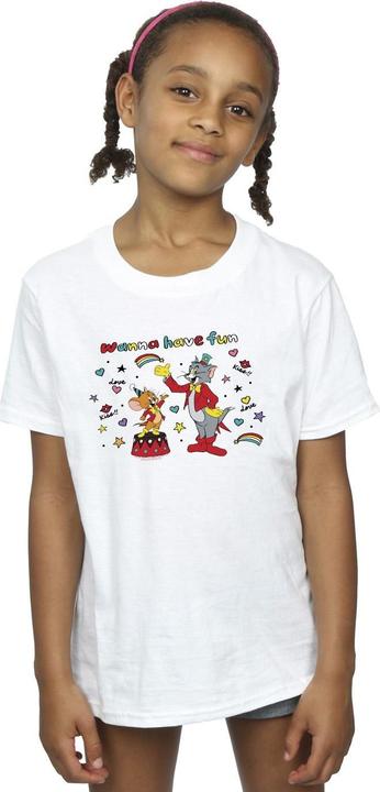 Immagine prodotto Tom & Jerry Wanna Have Fun Maglietta Ragazze (116)