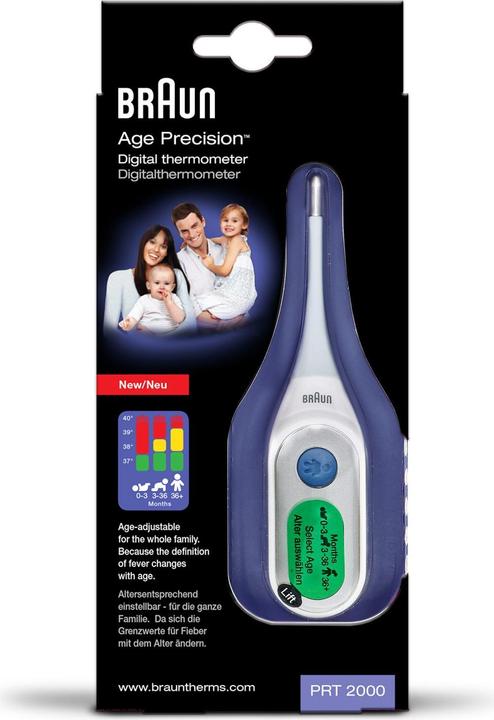 Actual product image Braun Prt 2000 (Armpit, Mouth, Rectal)