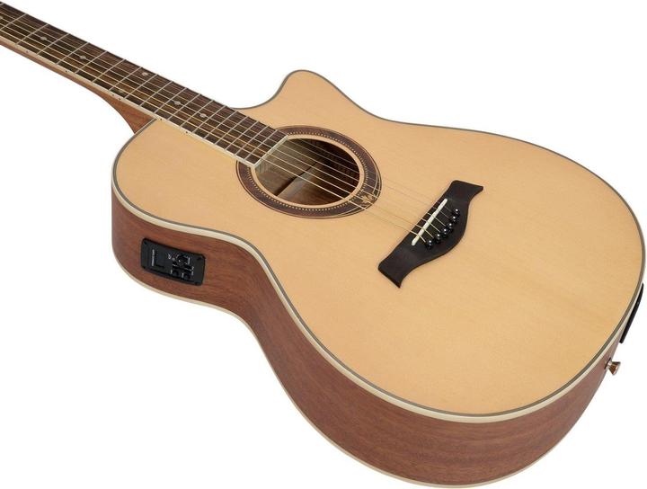 Dimavery AW-420 Westerngitarre, Sapele,natur (Westerngitarre, Sapele)