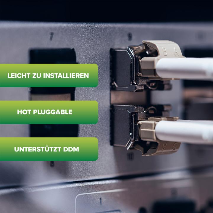 Actual product image InLine SFP+ module fibre optic 850nm multimode with LC sockets, 300m, 10Gb/s