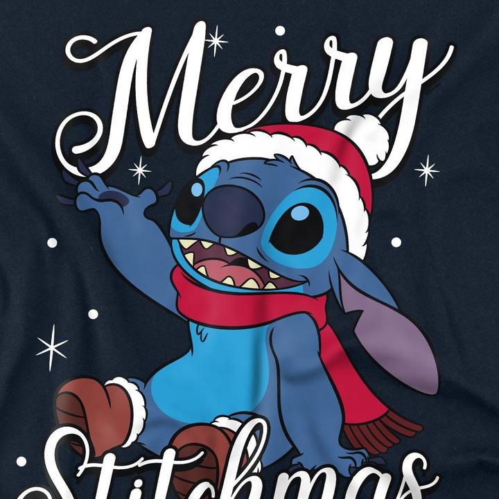 Produktbild Lilo & Stitch Merry Stitchmas TShirt (S)