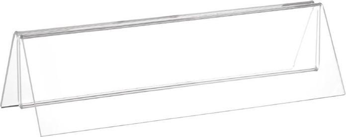 Deflecto Brochure / menu card holder acrylic crystal clear (A5)