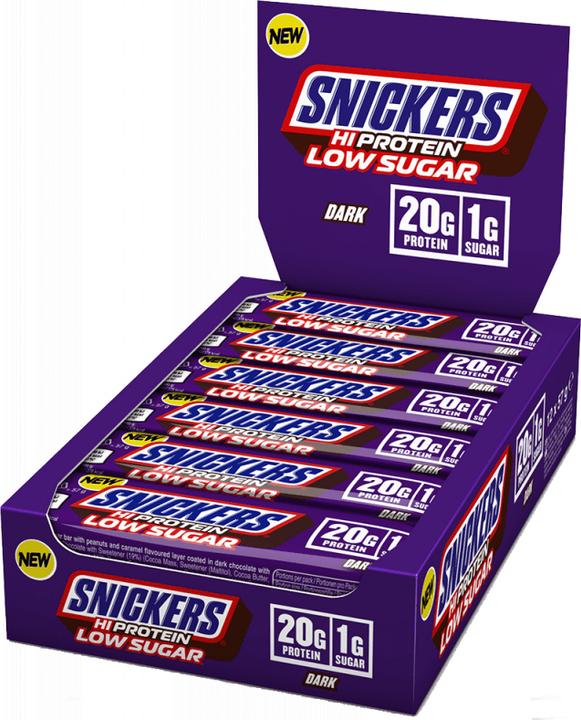 Image du produit Hubba Bubba Barre Snickers Dark Low Sugar High Protein (Chocolat noir, 1 pcs, 763 g)
