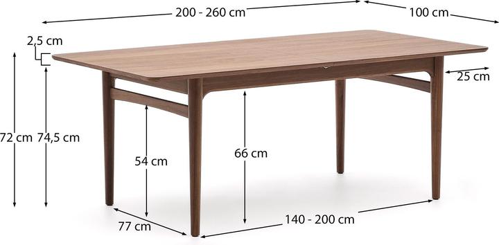 Actual product image Kave Home Elan (100 x 200 x 76 cm)