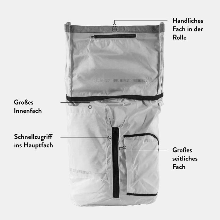 Actual product image Airpaq White Rolltop yellow (21 l)