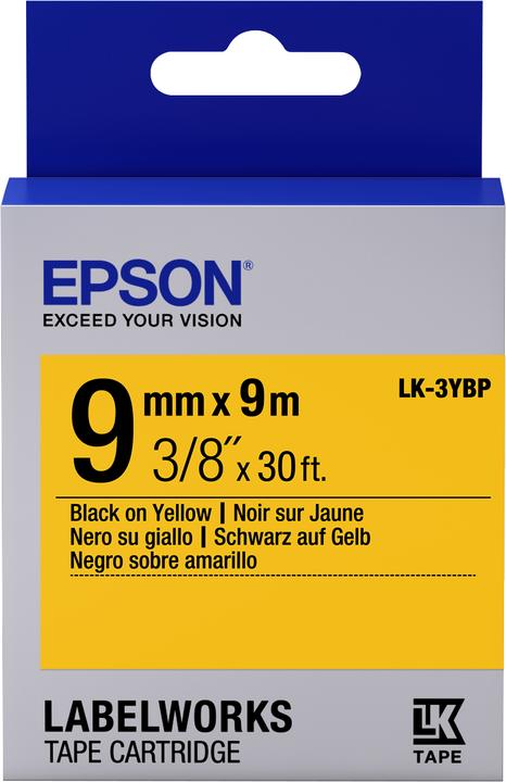 Actual product image Epson Label cartridge LK-3YBP - pastel - on (0.90 cm, Yellow)