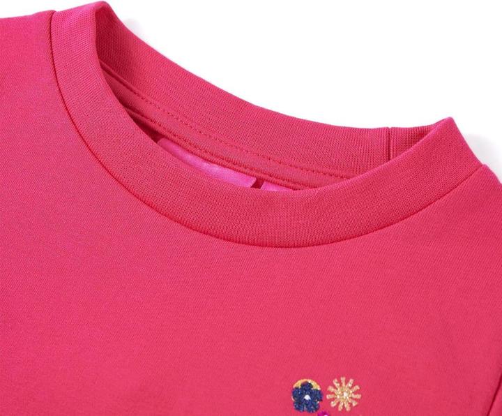 Immagine prodotto VidaXL Felpa da bambino rosa brillante 104,Materiale: 95 % cotone. 5 (104)