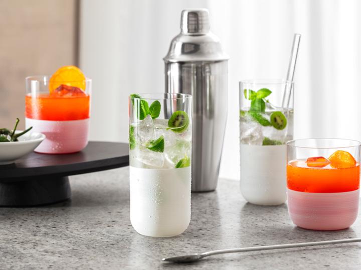 Productafbeelding Villeroy & Boch Shotglas, set van 4 Vervaardiging Rock blanc (0.80 dl, 4 x, Borrelglas)