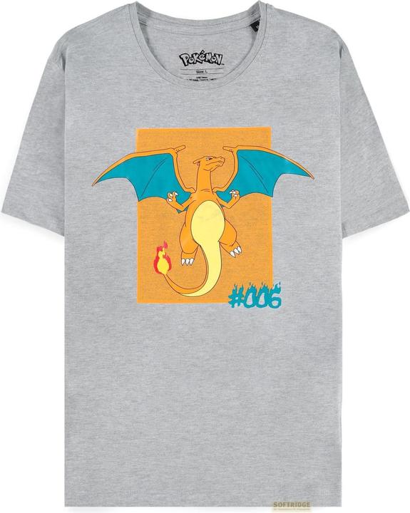 Difuzed Pokémon - Charizard Short Sleeved T-shirt - XL (XL)