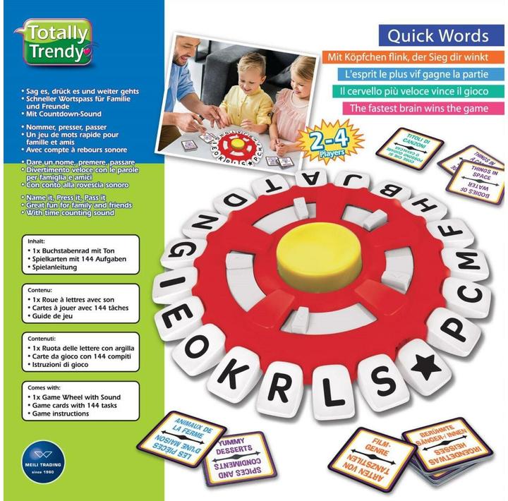 Image du produit Totally Quick Words (Italien, Allemand, Anglais, Français)
