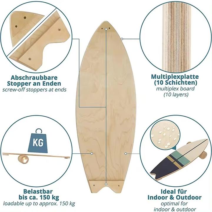 Actual product image Kiwikā SoulFlow BalanceBoard
