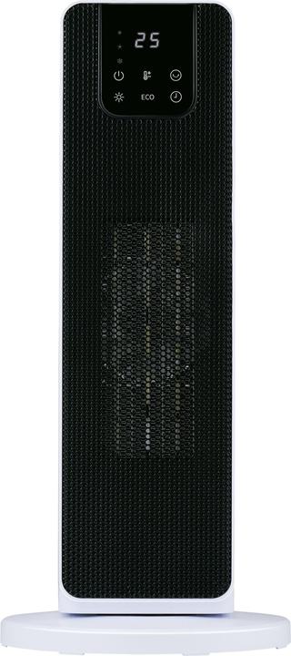 Productafbeelding alpina Turmheizlüfter PTC-2702L, 2000 W, mit Fernbedienung, schwarz-weiss (2000 W)