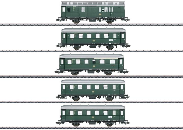 Märklin 43353 H0 Set of 5 DB passenger coaches, MHI (Track H0)
