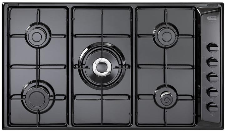 Actual product image De'Longhi De?Longhi NL 59 DD Black Built-in hob 90 cm Gas 5 Cooker(s)