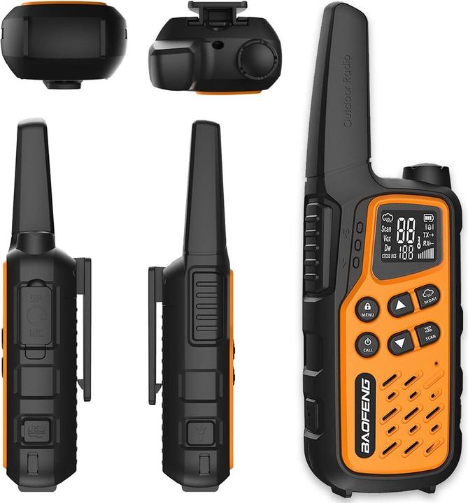 Actual product image Baofeng Walkie-Talkie BF-T25E Orange (10 km)
