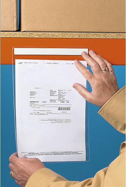 Actual product image Beaverswood Document sleeve, with magnetic strips,. (A6)