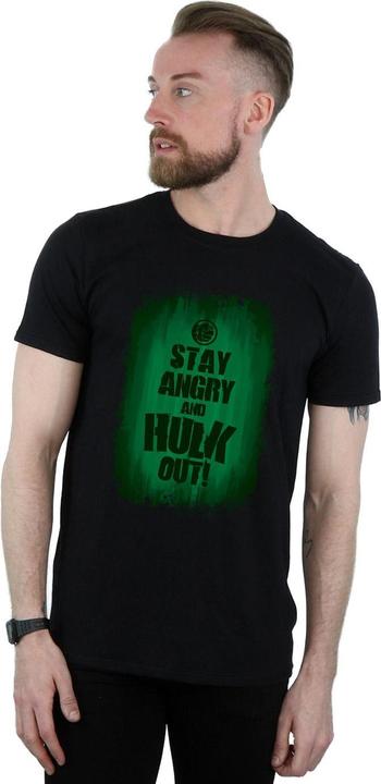 Immagine prodotto Maglietta Hulk Uomo Stay Angry (L)