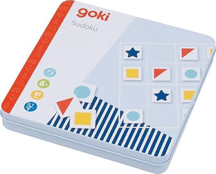 Actual product image Goki Sudoku, 36 magnets, 25 template cards (German)