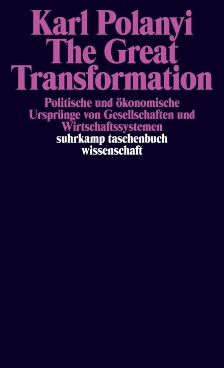 Produktbild The Great Transformation (Deutsch, Karl Polanyi, 1973)