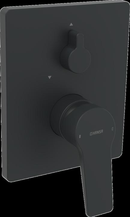 Hansa Miscelatore monocomando Twist pronto all'uso per vasca/doccia, per corpo Bluebox basic nero opaco