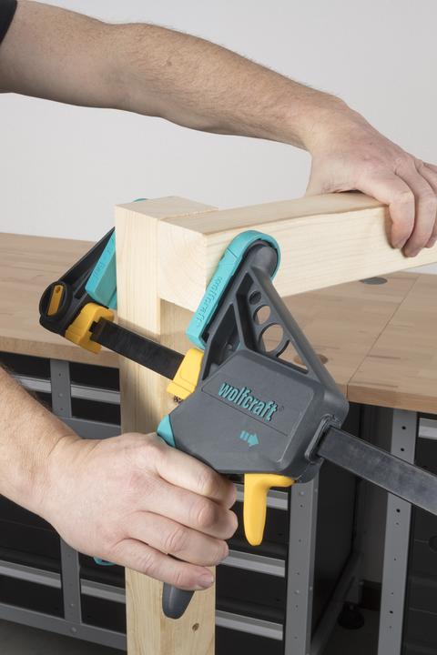 Produktbild wolfcraft Einhandzwinge EHZ „PRO“ 100/915 mm (915 mm)