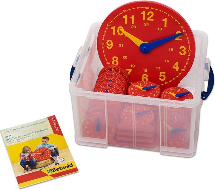 Produktbild Betzold Schüler-Uhr Klassensatz mit 1 Lehreruhr und 25 Schüleruhren (Deutsch)