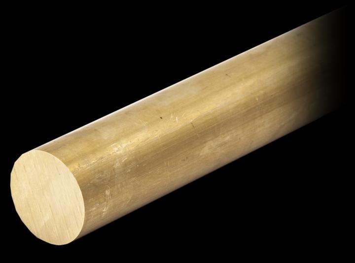 Immagine prodotto Brütsch-Rüegger Metals Profilo rotondo in ottone, 50,00 mm (1 x 1,5 m)