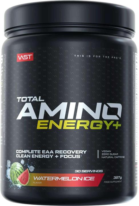 Actual product image Vast Total Amino Energy+ - EAAS and natural caffeine - vegan - 375 g (Watermelon Ice, 1 pcs., 375 g)