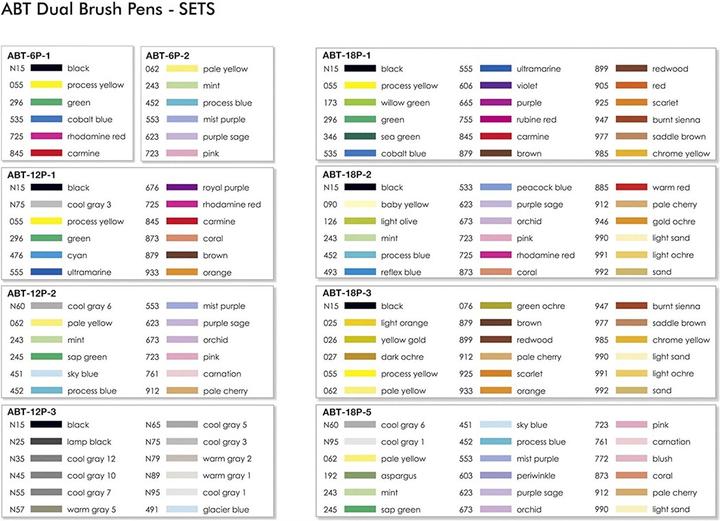 Immagine prodotto Tombow ABT Dual Brush Pen (Multicolore, 18 x)