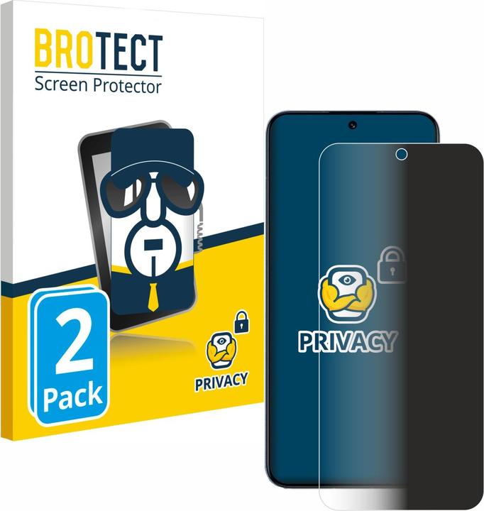 Produktbild BROTECT Sichtschutzfolie Anti-Spy Privacy Folie Blaulicht-Schutz (2 Stück, Xiaomi 13)