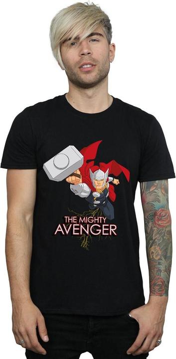 Actual product image Mens Thor The Mighty Avenger T-Shirt (XXL)