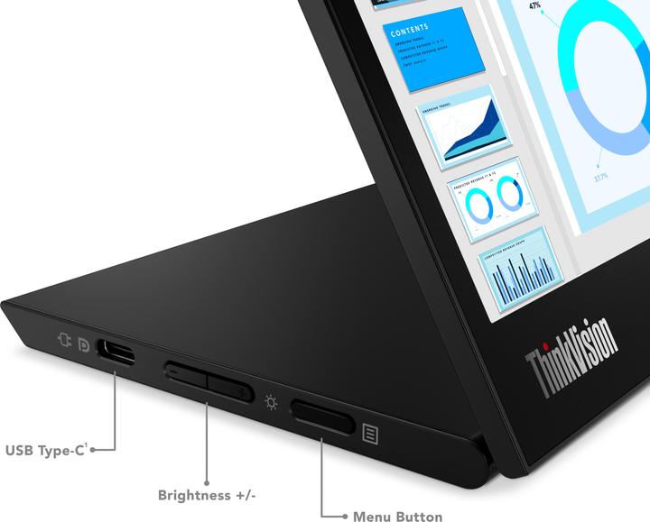 Produktbild Lenovo ThinkVision M14d (2240 x 1400 Pixel, 14")