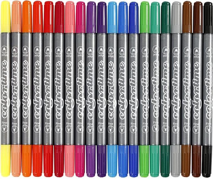 Image du produit Creativ Company Colortime Double Marker (Multicolore, 20 x)