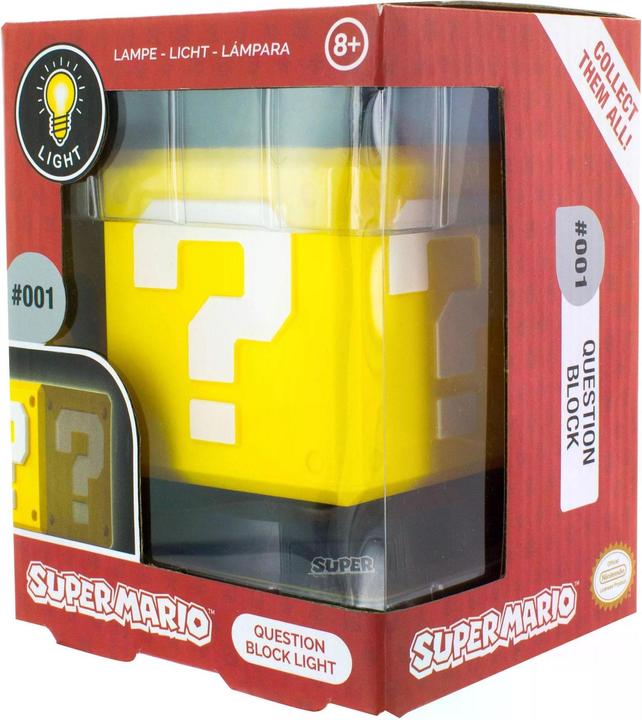 Actual product image Paladone Products Super Mario lamp question mark block