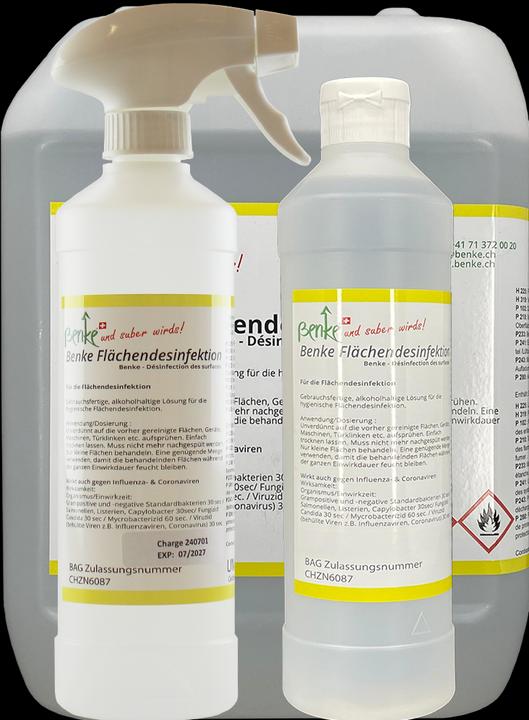 Immagine prodotto Benke Disinfettante per superfici - Swiss Made - 500ml