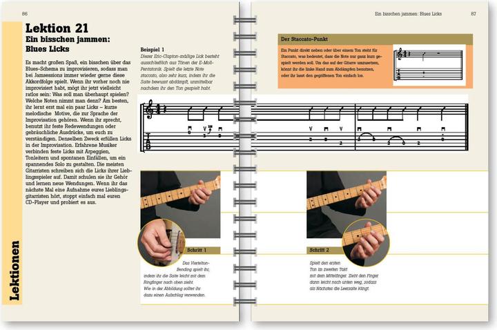 Image du produit Gitarre Der Komplettkurs (Allemand, Phil Capone, 2011)