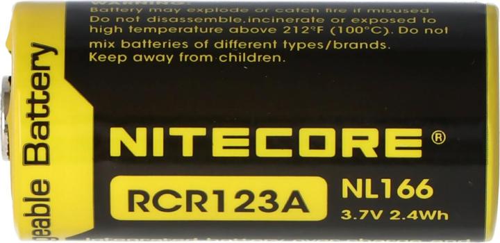 Produktbild Nitecore Akku 16340, CR123 geschützter auch für Zebralight