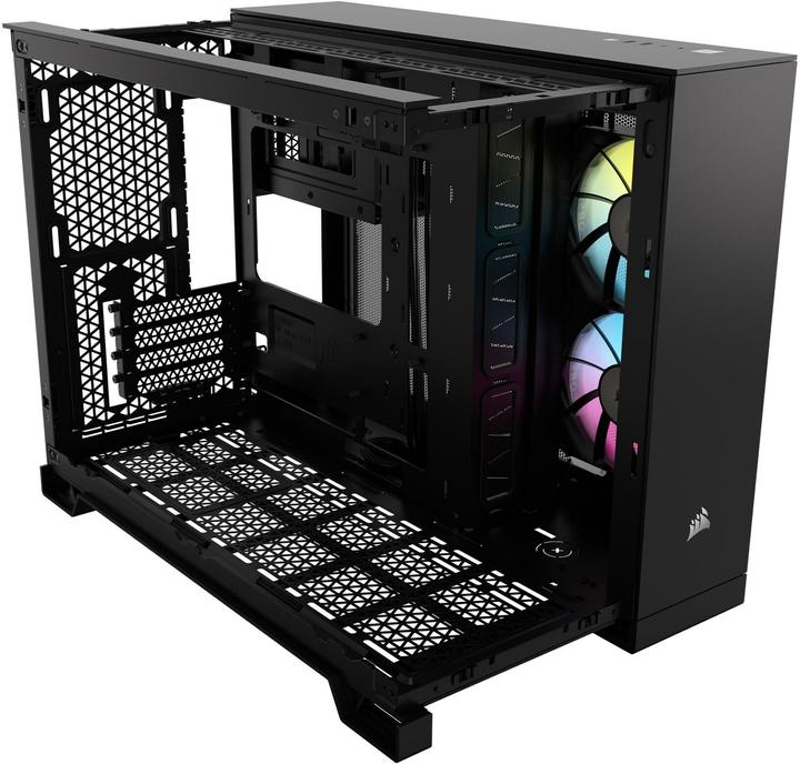 Actual product image Corsair Case iCUE 2500X RGB Midi TG black (mATX)