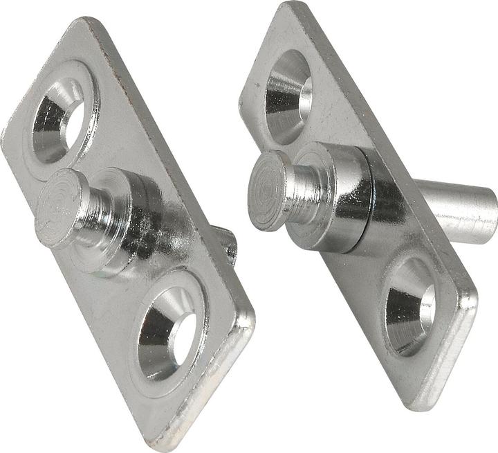 Produktbild Geze FPS Befestigungsplatten-Set, Leichtmetallfenster (1 Stk.)