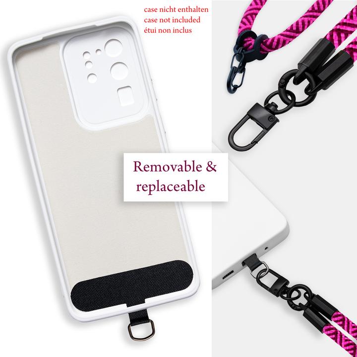 Actual product image Cadorabo Chain case for HTC Desire HD necklace cover adjustable