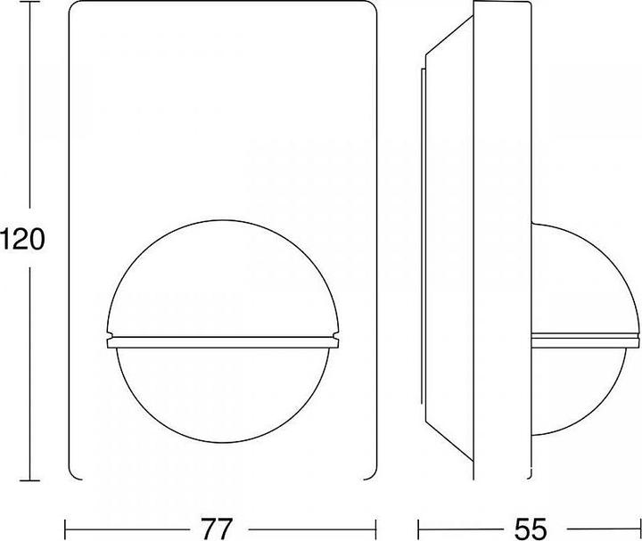 Actual product image Steinel Infrared motion detector IS 180-2 (12 m)