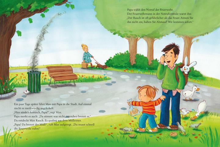 Actual product image Max picture books: We visit the fire brigade, police and building site (German)
