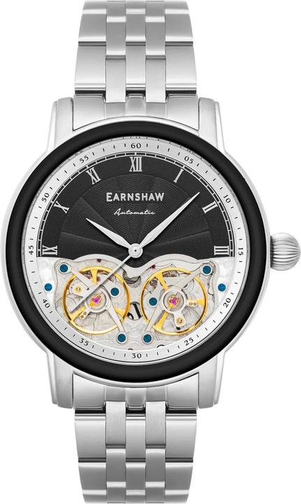 Thomas Earnshaw ES-8255-11 Longitude Double Barrel Automatic 42mm (Analogue wristwatch, 42 mm)