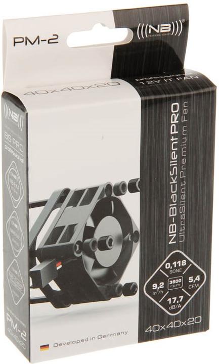 Produktbild Noiseblocker BlackSilent Pro PM-2 (40 mm, 1 x)