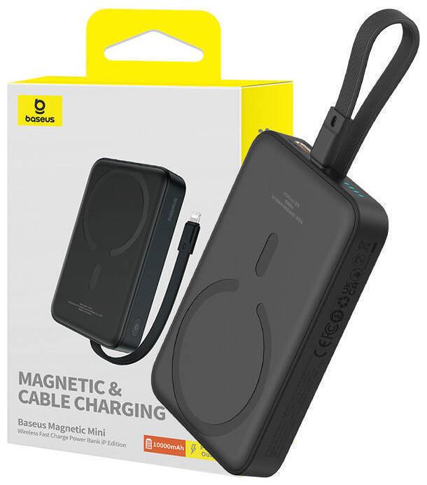 Actual product image Baseus Magnetic Mini Charger (10000 mAh, 20 W, 20 Wh)