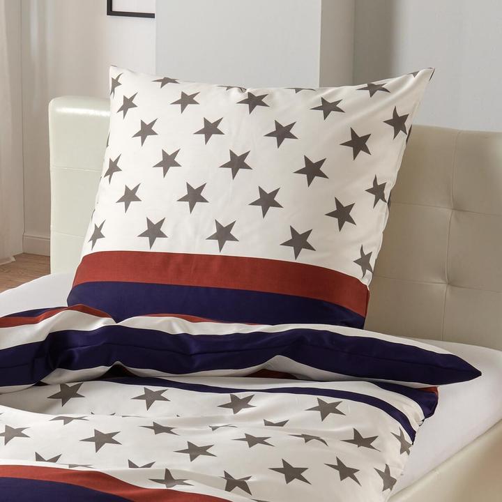 Immagine prodotto Traumschlaf Sterne (Set di biancheria da letto, 200x200 cm + 80x80 cm)