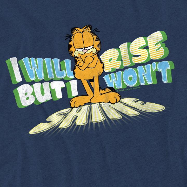 Actual product image Garfield Unisex Adult Rise Not Shine T-Shirt (XXL)
