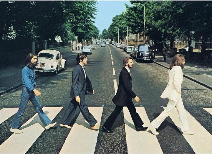 The Beatles Postkarte Classic Abtei Strasse Kreuzung (1 Stk.)